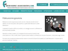 Tablet Screenshot of fideiussione-assicurativa.com